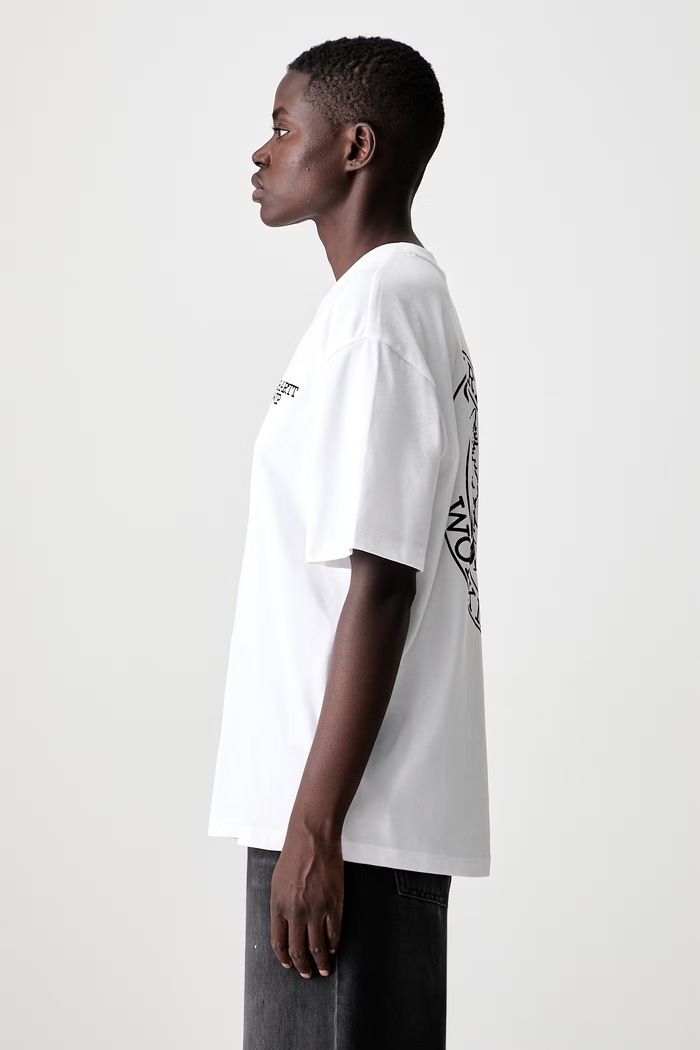 Carhartt WIP W S/S Hugging Cats T-shirt bawełniany damski biały I036909