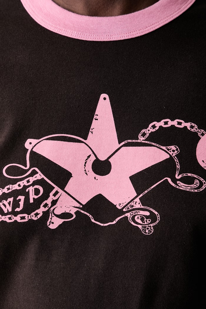Carhartt WIP W S/S Outlaw Star Ringer majica od pamuka za žene I036928
