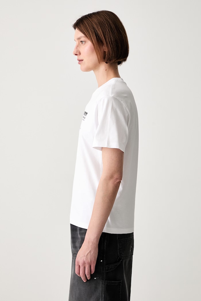 Carhartt WIP W S/S Bumper Sticker T-shirt bawełniany damski I036908 biały AW26