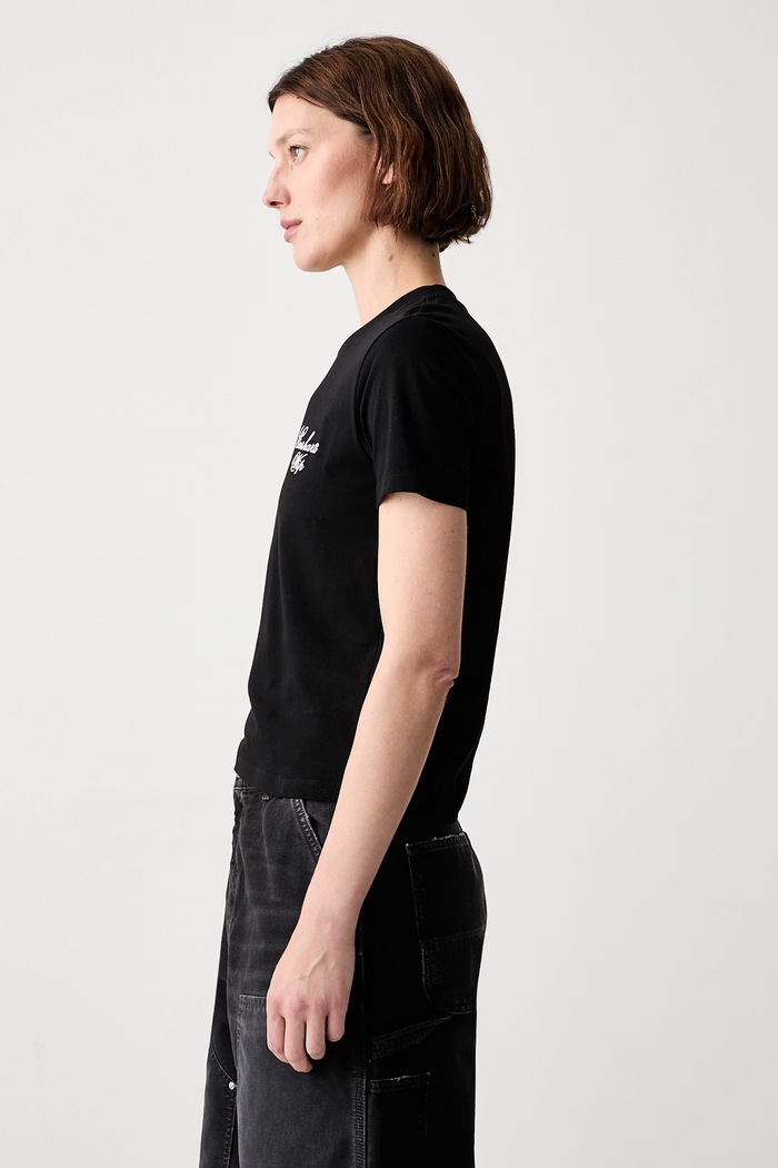 Carhartt WIP W S/S Gracious tričko bavlnené dámske I036904 čierna AW26