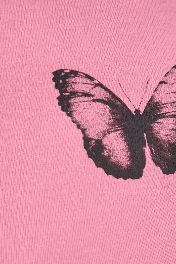 Oblečení Levi's Tričko dámské s bavlnou GR HAYES CROPPED 008A7 růžová