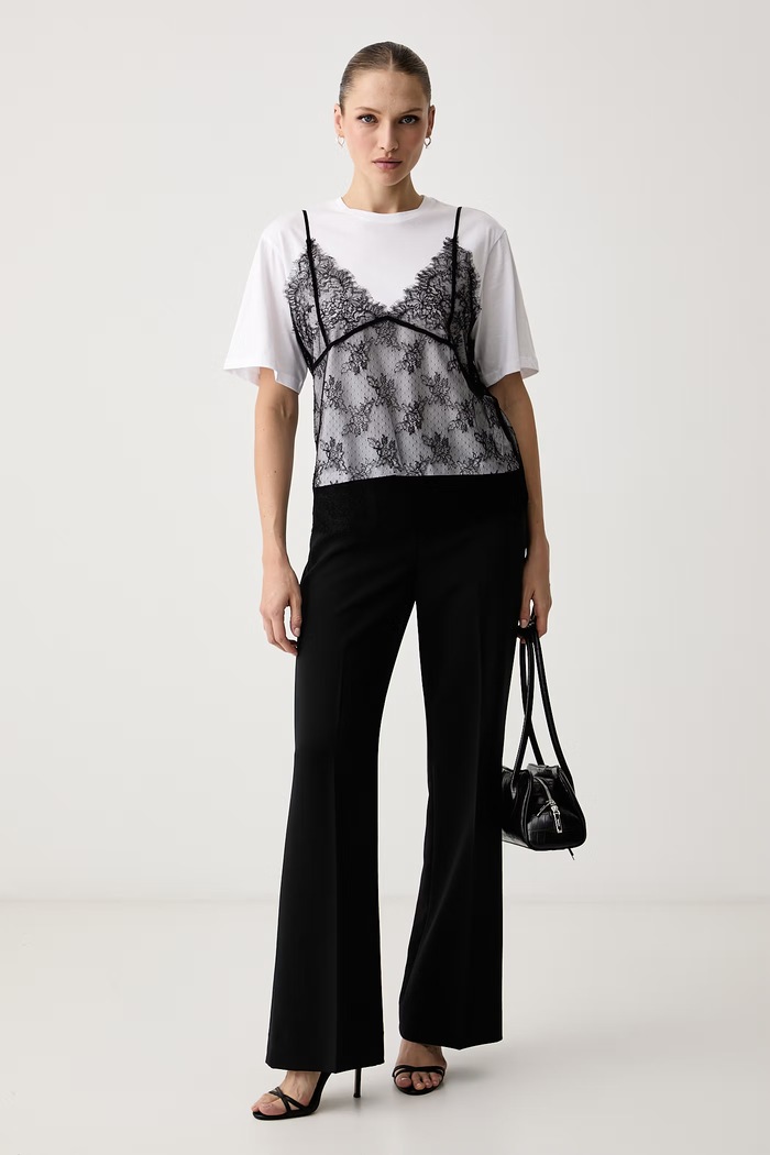 Twinset Tričko dámske bavlnené 262TT2553 biela AW26