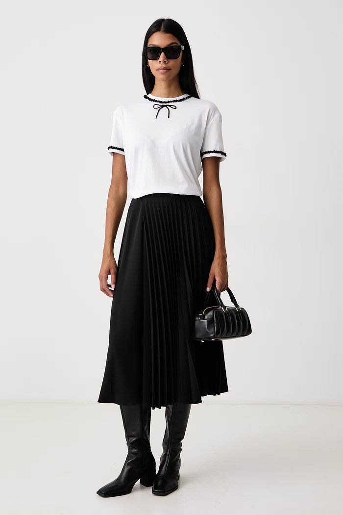 Twinset T-shirt γυναικείο βαμβακερό 262TT2550 λευκό AW26
