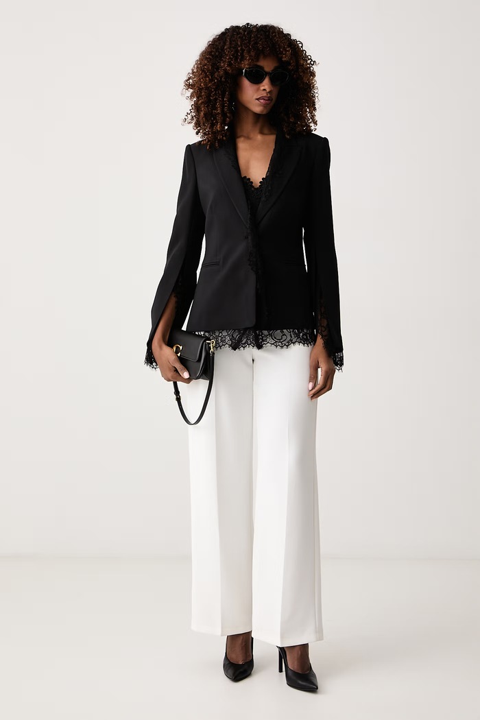 Twinset Τοπ γυναικείο από βισκόζη 262TT2451 μαύρο AW26