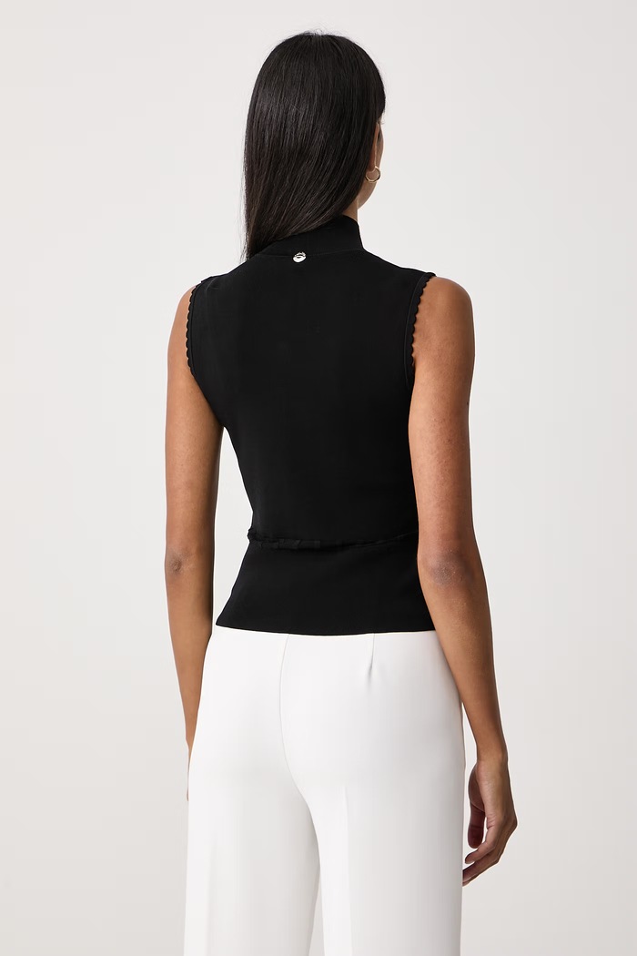 Abbigliamento Twinset Top da donna con viscosa 262AT3011 nero