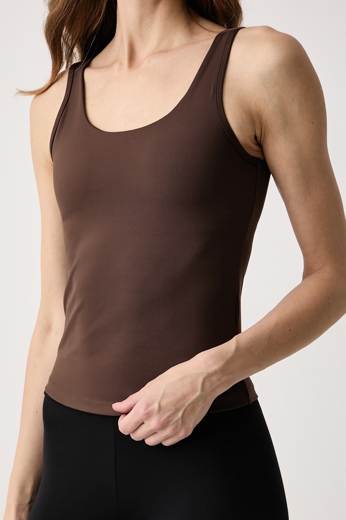 Top damski GRAZIA Guess V6BP09.K6727 brązowy