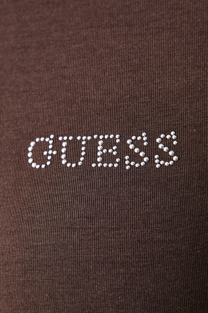 Tričko dámske s modalom GRETA Guess V6BI24.K6909 hnedá