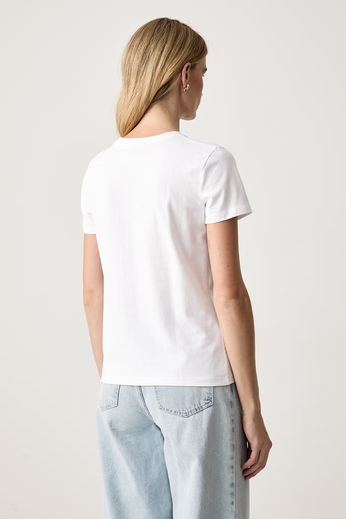 Îmbrăcăminte Guess Tricou pentru femei din bumbac ELSA V6BI12.K6647 alb