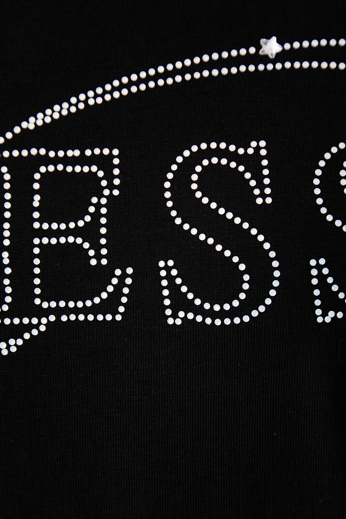 T-shirt damski z bawełną Guess czarny V6BI01.K6248