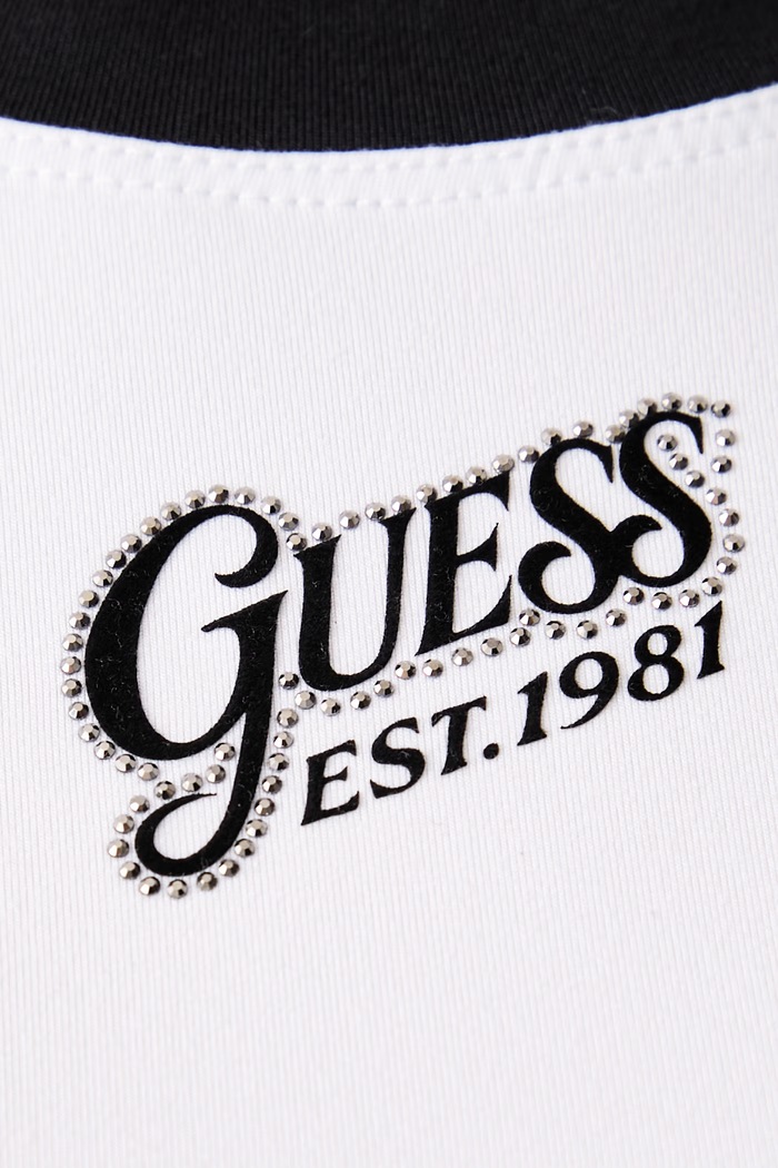 T-shirt damski Guess biały W6BI48.K6416
