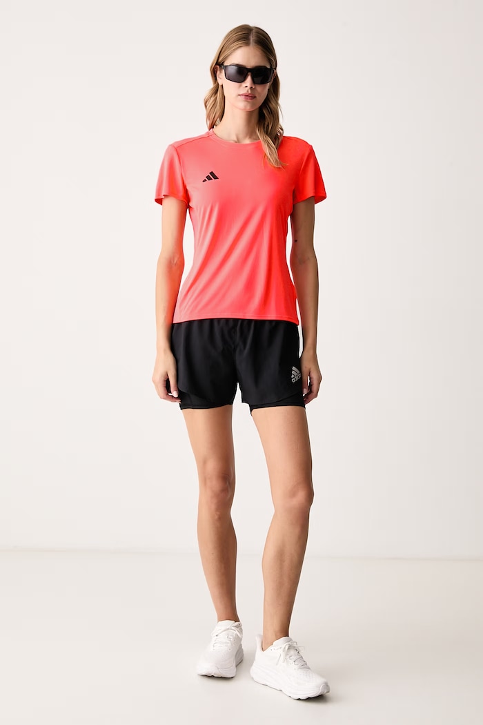 adidas Performance T-shirt da corsa da donna Adizero KZ2984 rosa AW26