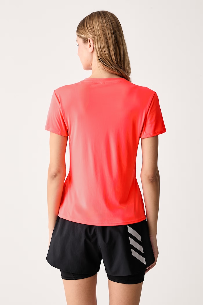 Abbigliamento adidas Performance T-shirt da corsa da donna Adizero KZ2984 rosa