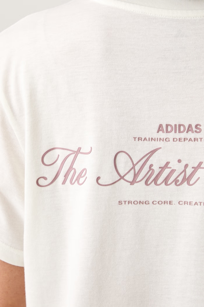 adidas Performance T-shirt treningowy damski Motion KQ9859 beżowy