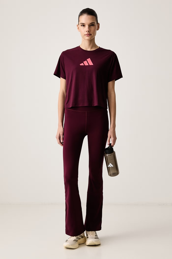 adidas Performance T-shirt da allenamento da donna Essentials KT3797 granata AW26