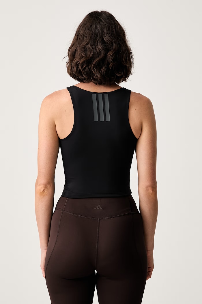 Odzież adidas Performance top do jogi damski All me KV3900 czarny