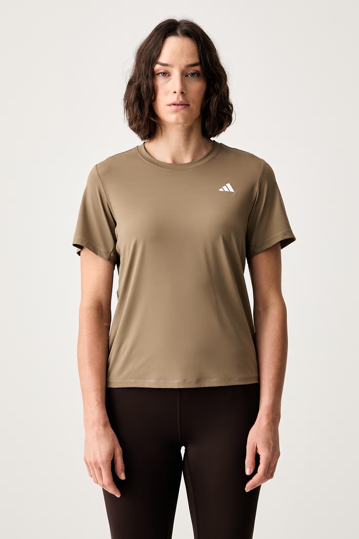 adidas Performance T-shirt treningowy damski Strength Essentials beżowy KV6944