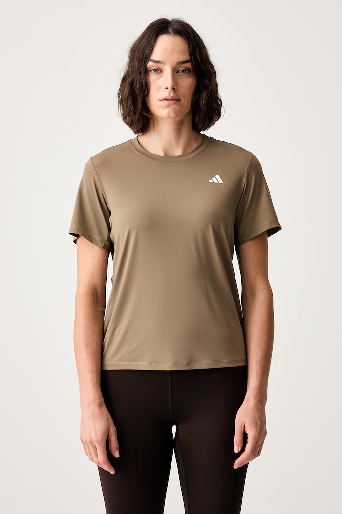 adidas Performance T-shirt treningowy damski Strength Essentials beżowy KV6944