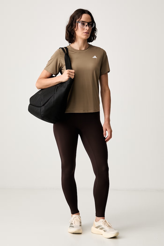 adidas Performance T-shirt treningowy damski Strength Essentials KV6944 beżowy AW26