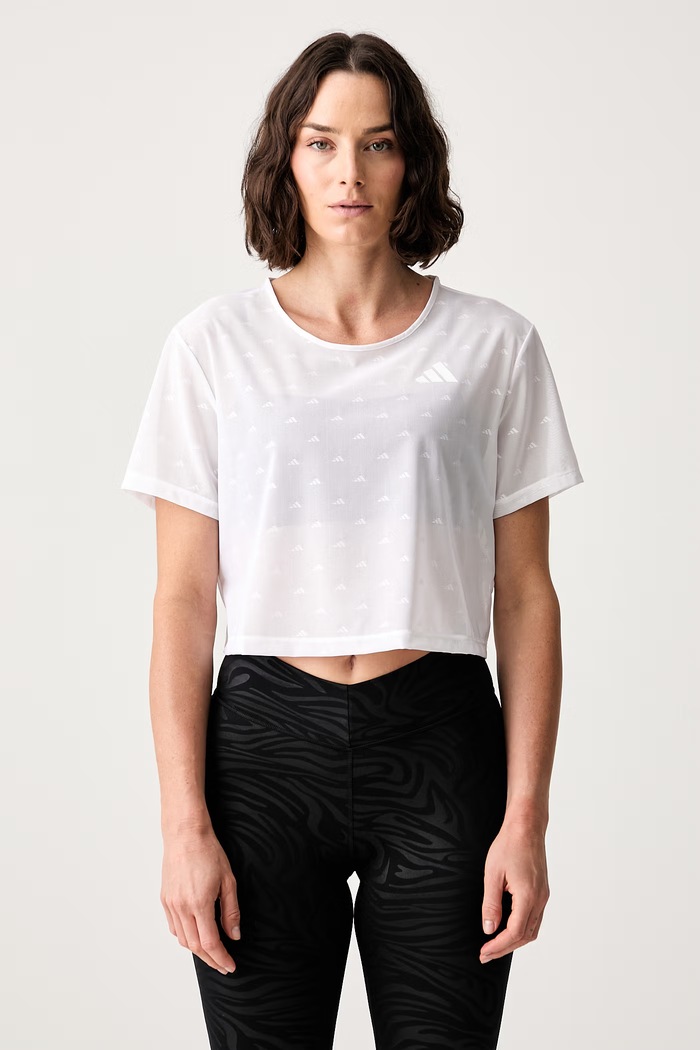 adidas Performance T-shirt treningowy damski Essentials biały KH1153