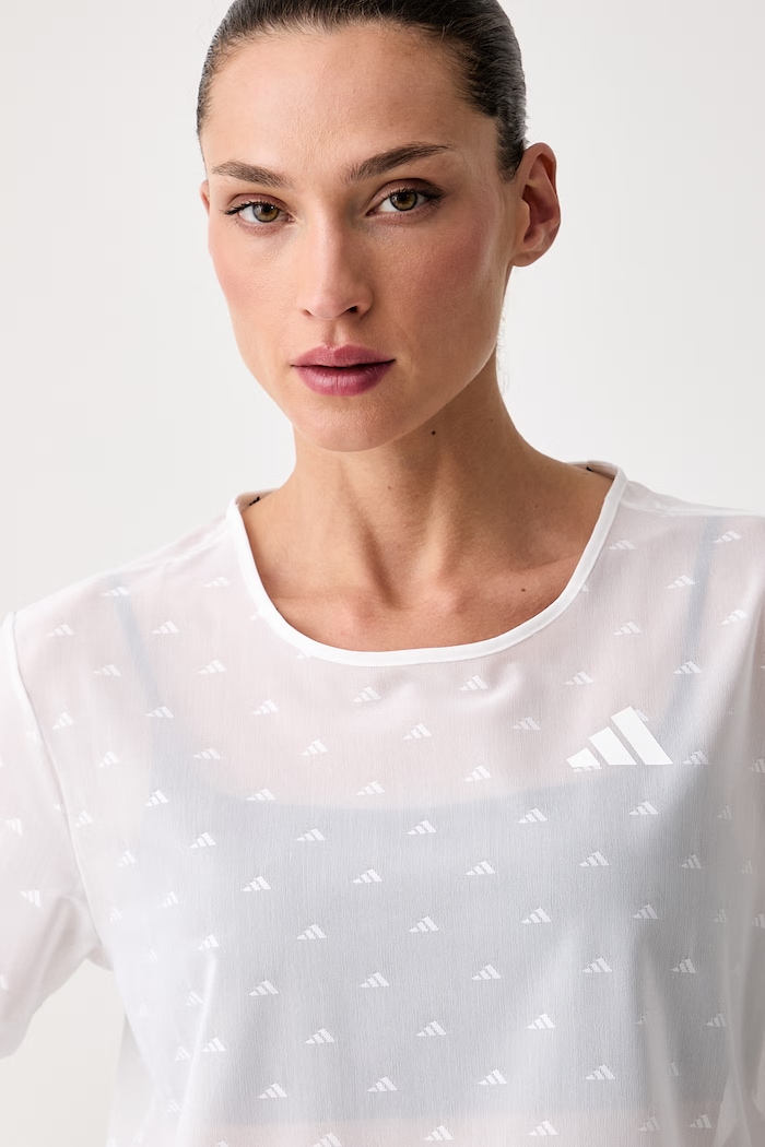adidas Performance T-shirt treningowy damski Essentials biały KH1153