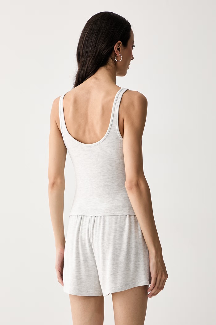 Odzież Karl Lagerfeld top damski B3W44005 szary