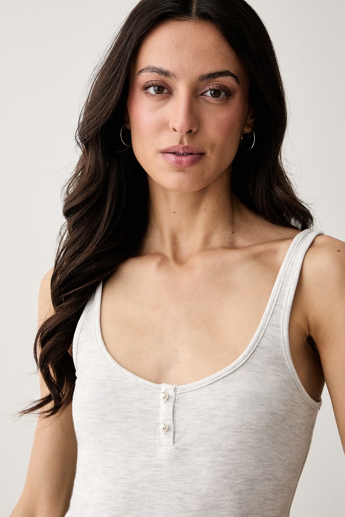Karl Lagerfeld top damski szary B3W44005