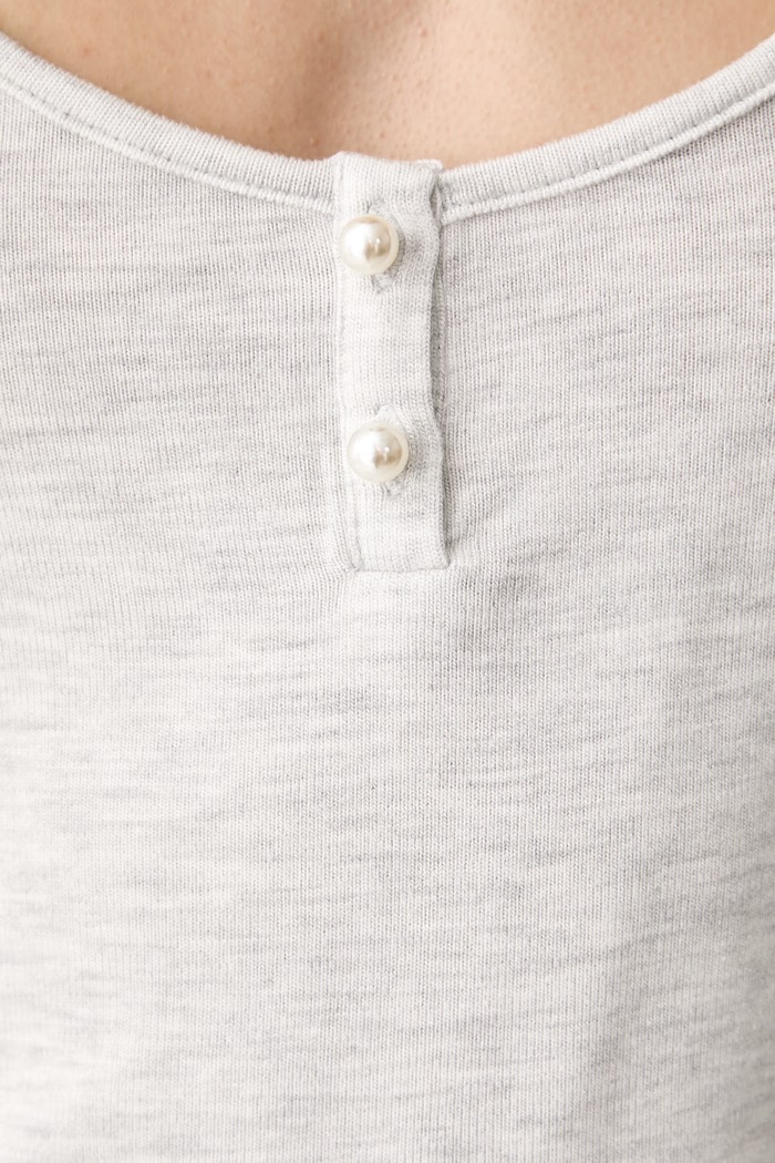 Karl Lagerfeld top damski B3W44005 szary
