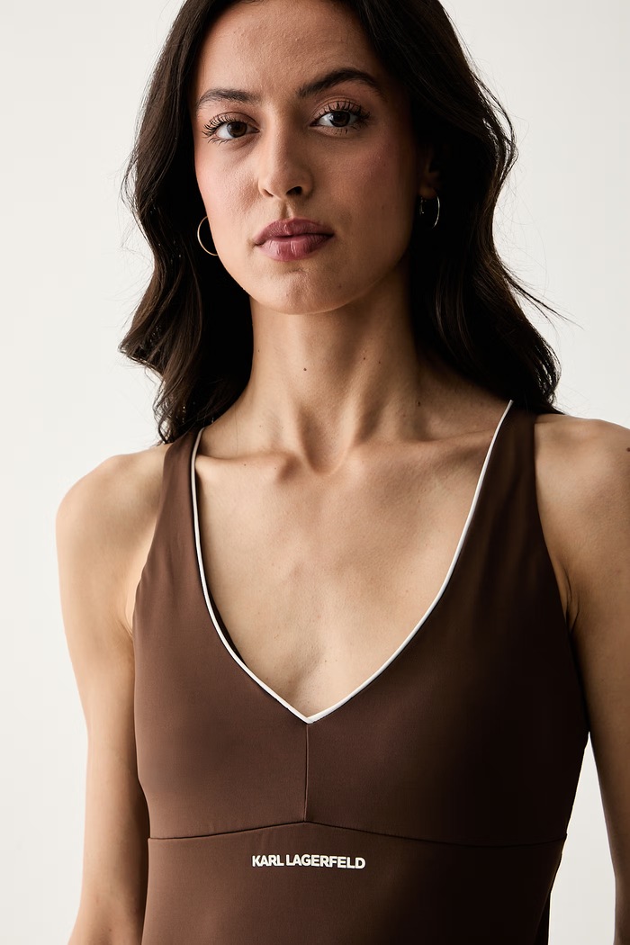 Karl Lagerfeld top da donna marrone B3W44016