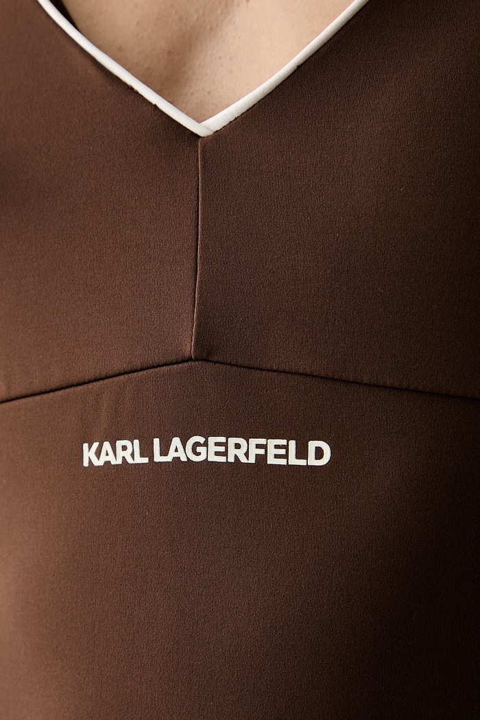 Karl Lagerfeld top da donna B3W44016 marrone