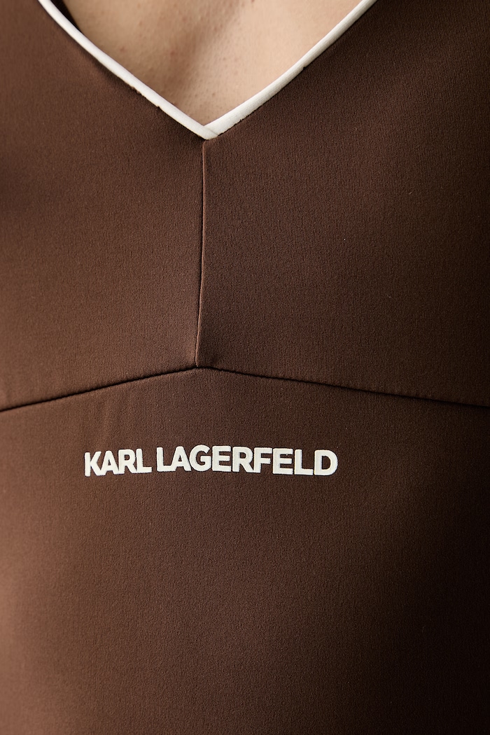 Karl Lagerfeld top da donna B3W44016 marrone