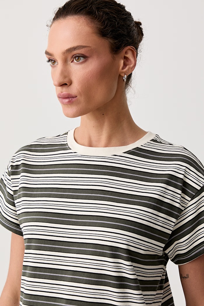 rag & bone tričko dámske bavlnené Kelly zelená RE8725FT3KW