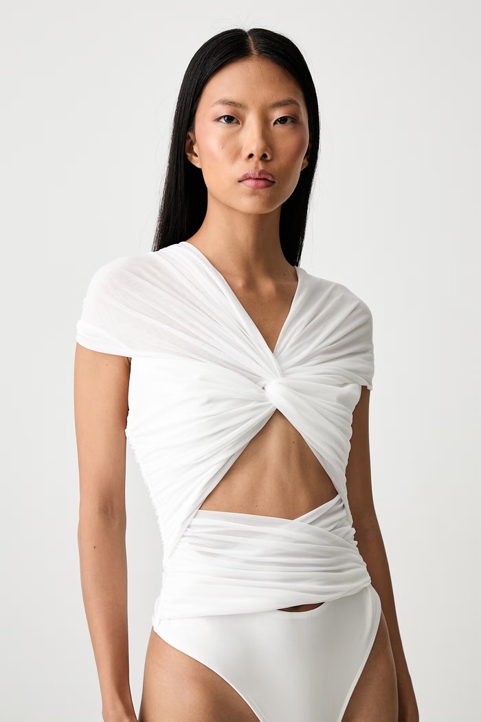 Bardot bluzka halter damska SOLENE 60465TB