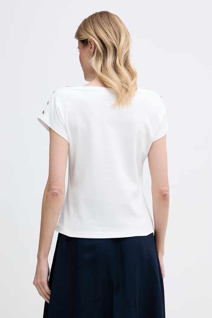 Odzież Tommy Hilfiger T-shirt damski bawełniany WW0WW50942 biały