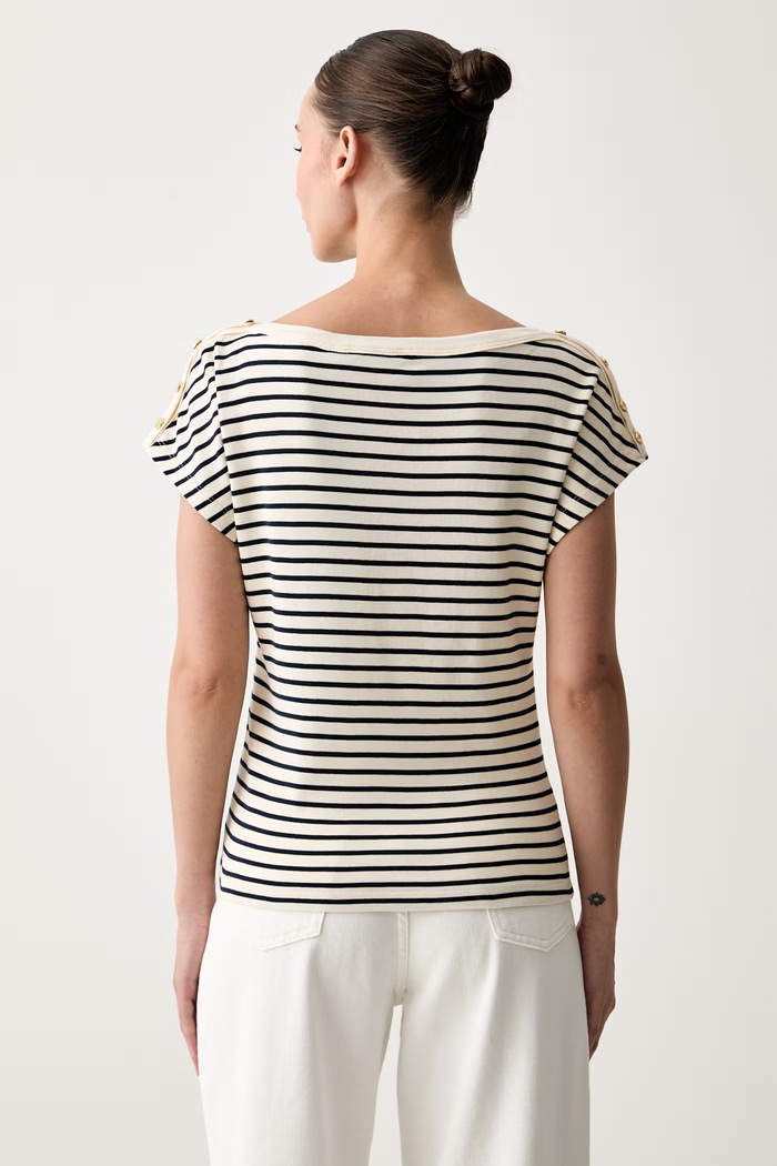 Odzież Tommy Hilfiger T-shirt damska bawełniana WW0WW50942 granatowy