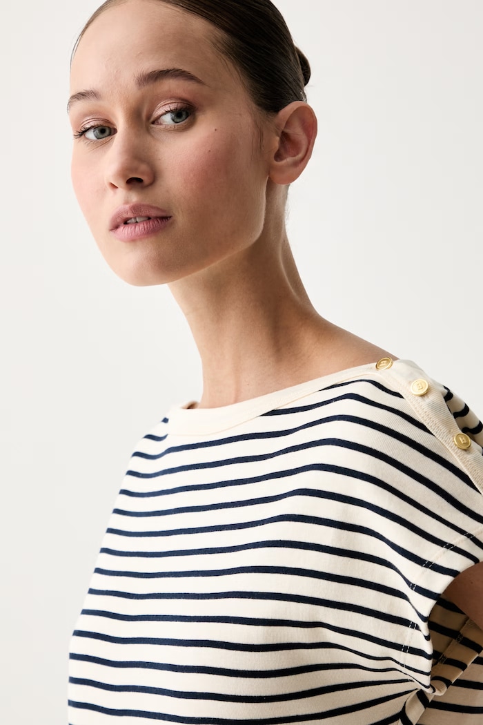 Tommy Hilfiger T-shirt damska bawełniana granatowy WW0WW50942