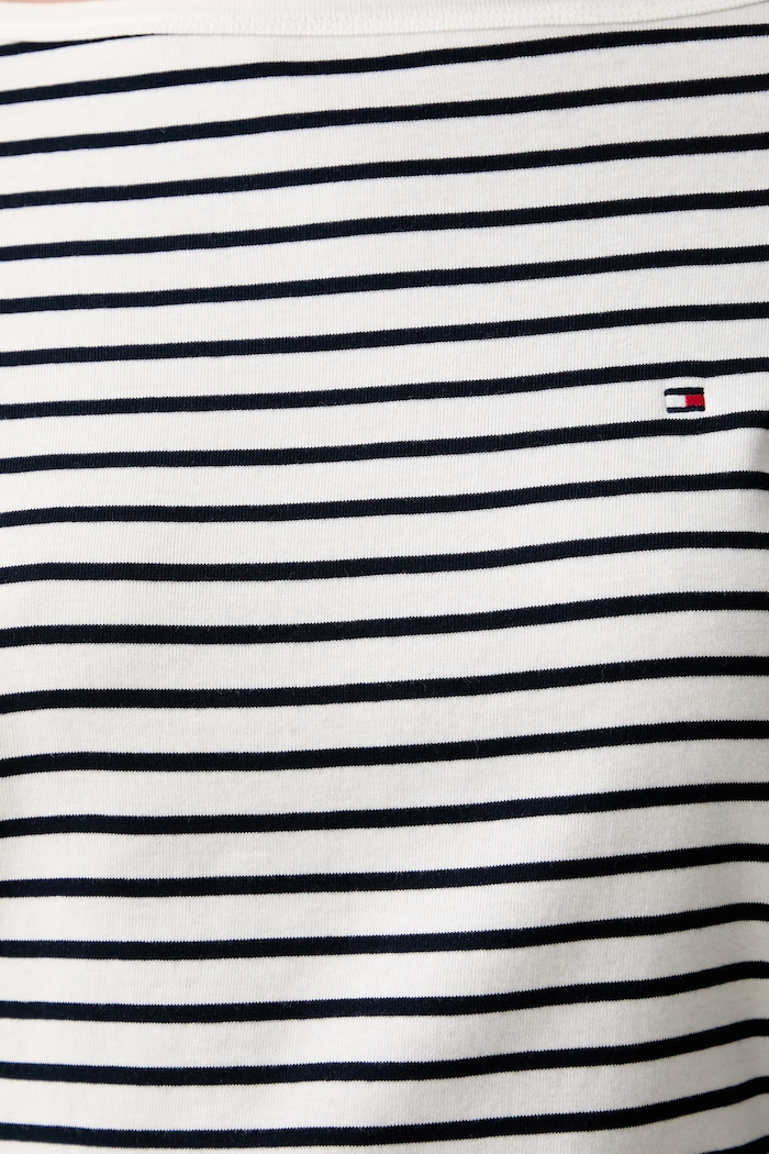 Tommy Hilfiger longsleeve damski bawełniany WW0WW49928 granatowy