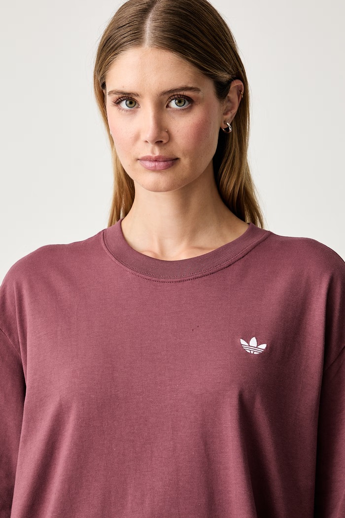 adidas Originals T-shirt damski bawełniany Essentials różowy KT4806