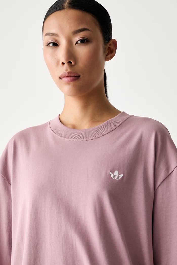 adidas Originals футболка для женщин из хлопка Essentials розовый KT4805