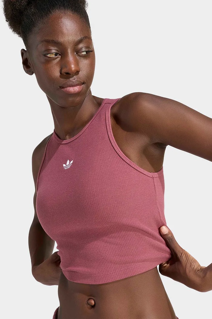 Úpletový top dámsky Essentials adidas Originals KT4748 ružová