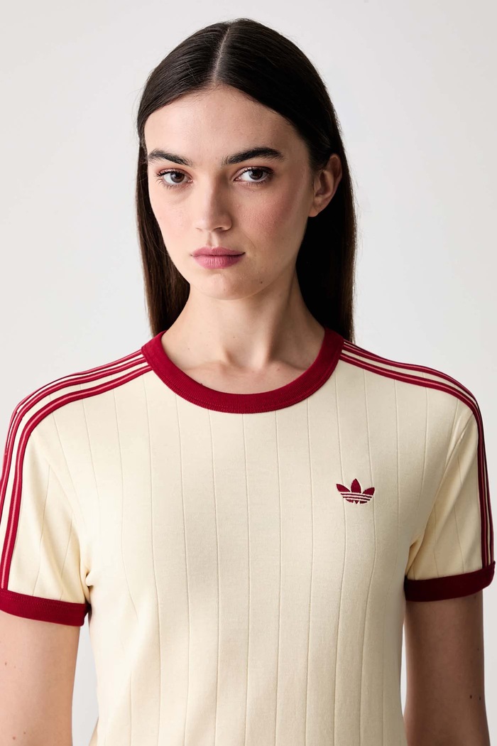 adidas Originals kratka majica ženska bombažna rumena KS9994
