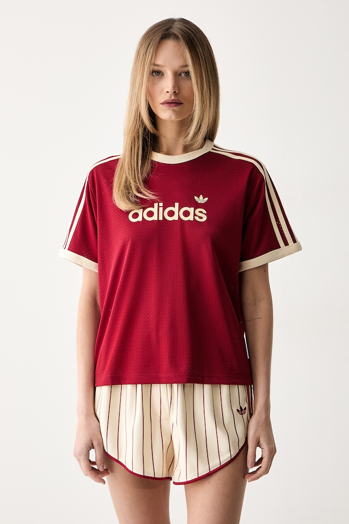 adidas Originals T-shirt damski czerwony KS9840