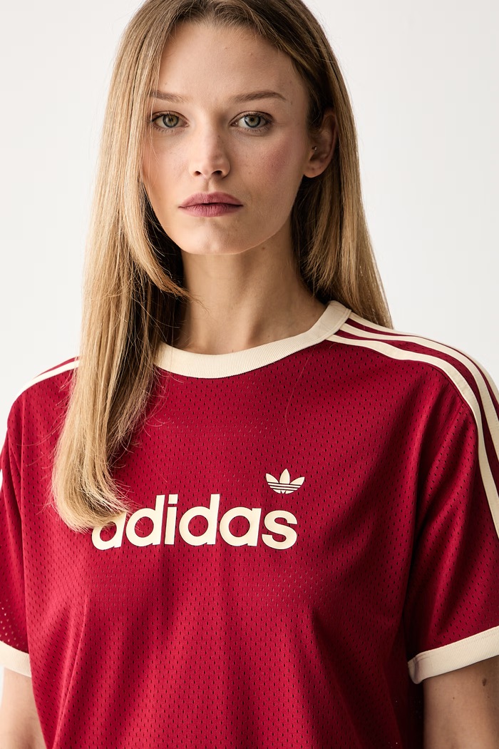 adidas Originals T-shirt damski czerwony KS9840