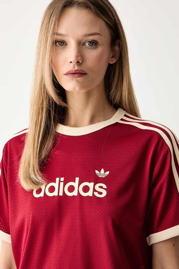 adidas Originals T-shirt damski czerwony KS9840