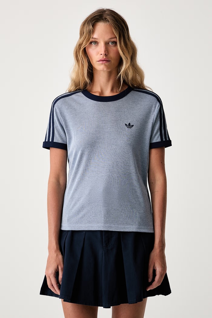 adidas Originals T-shirt damski Heather niebieski KS6790