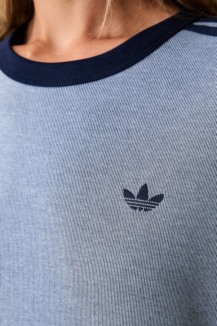 adidas Originals T-shirt damski Heather KS6790 niebieski