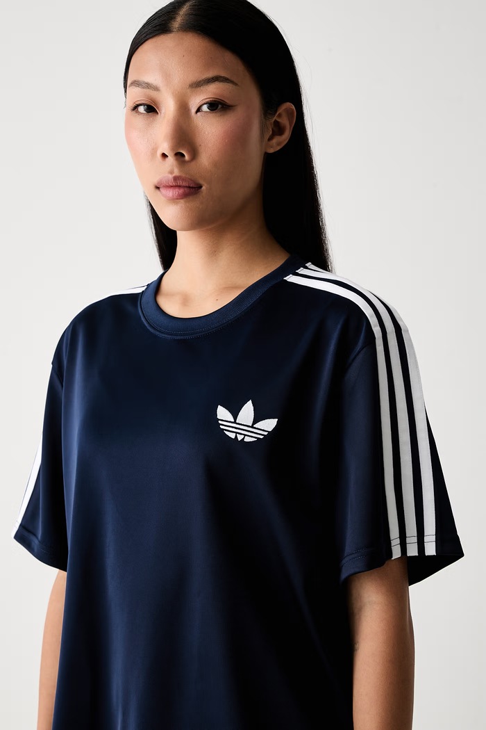 adidas Originals T-shirt damski Firebird granatowy KS4801.