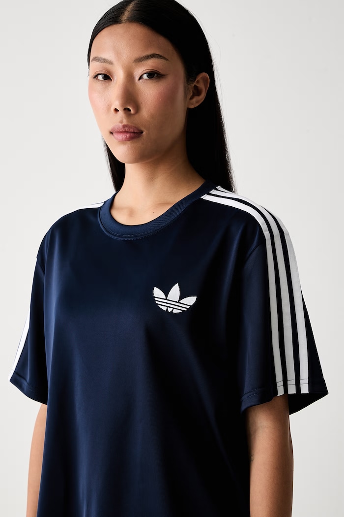 adidas Originals T-shirt damski Firebird granatowy KS4801.