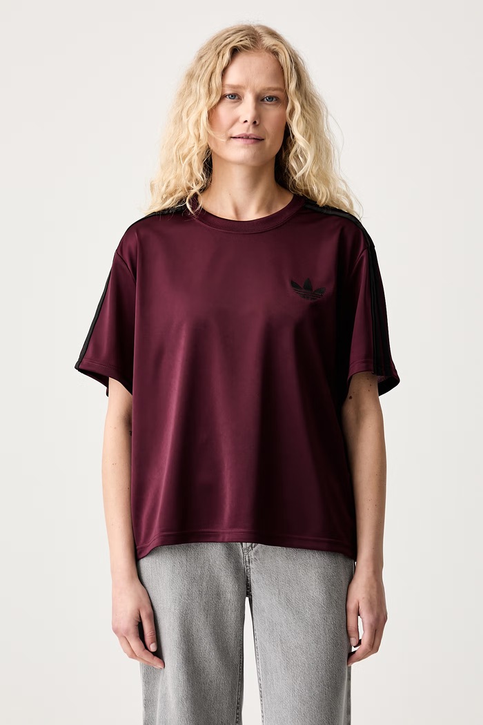 adidas Originals kratka majica ženska Firebird bordo KS4799