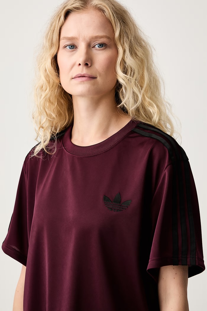 adidas Originals kratka majica ženska Firebird bordo KS4799