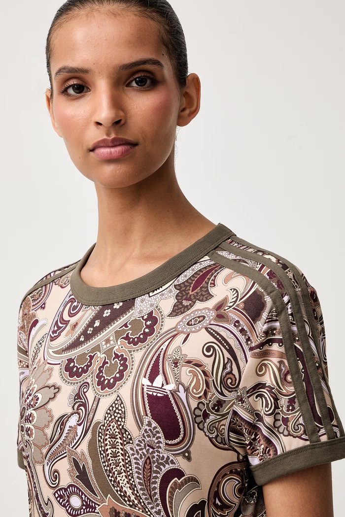 adidas Originals T-shirt damski z modalem Liberty beżowy KR6679